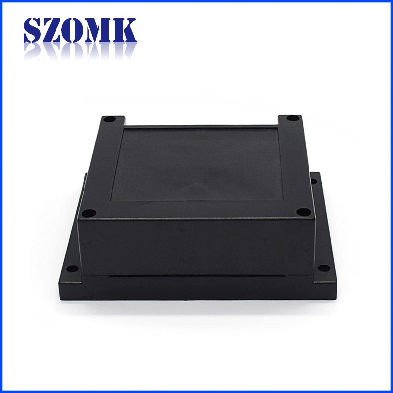 Customized plastic electronic din rail enclosure terminal blocks AK-P-03a 115*90*40mm