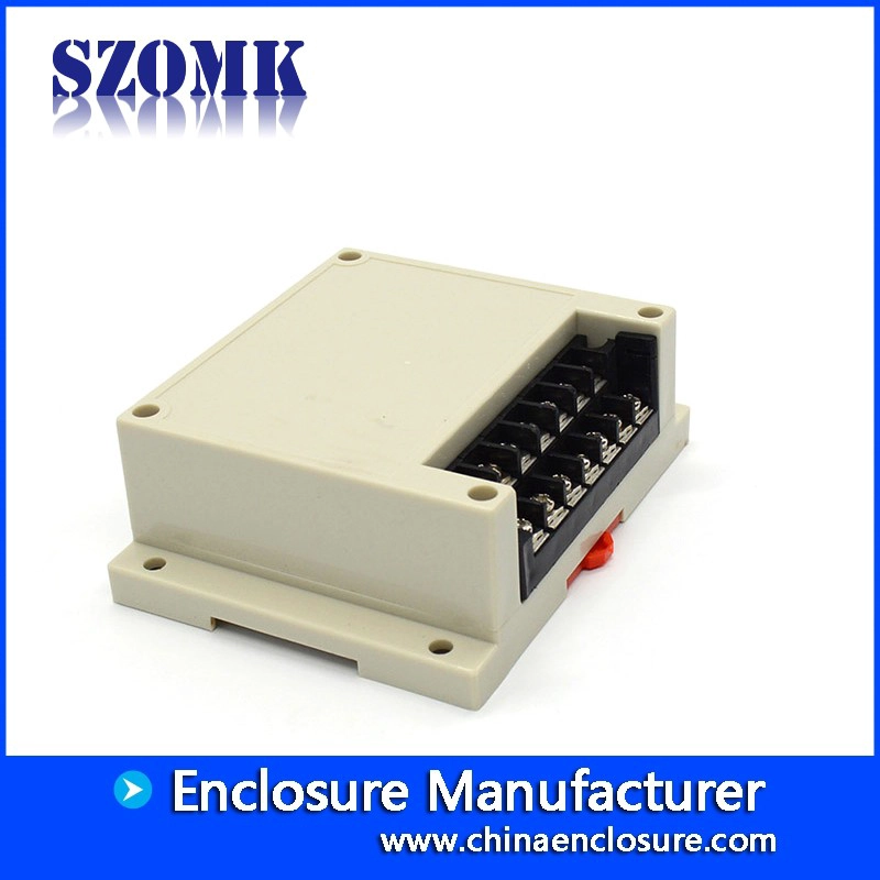 Boîtier en plastique de DIN Rail pour les zones de contrôle électronique et industrielle pour PCB
