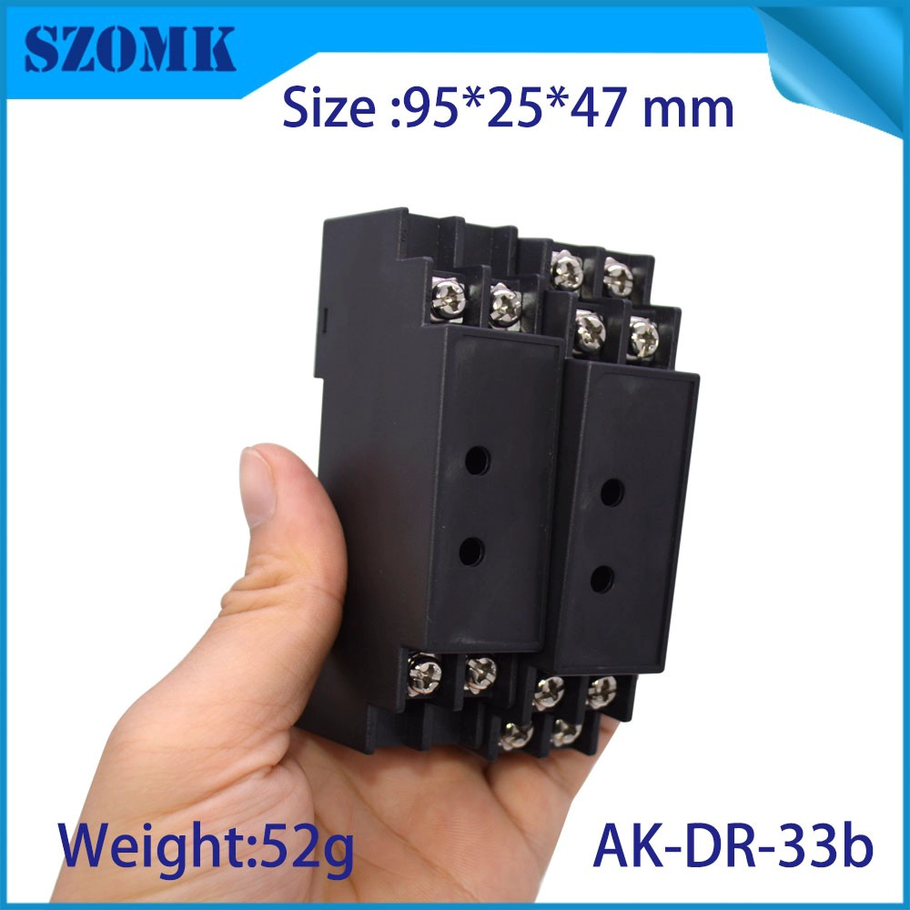 95 * 25 * 41 мм ABS-пластина DIN-рейка распределительная коробка AK-DR-33b