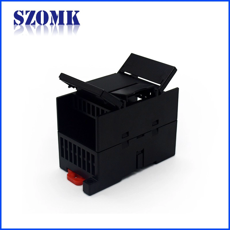 Dinrail plastic enclosure for electronic project plastic electronic enclosure for terminal connector with 93*61*45mm AK-DR-34