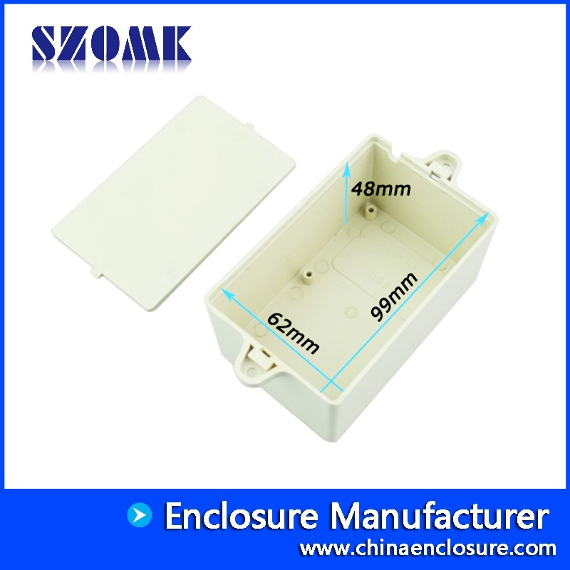 External electrical box wall-mounted electronic plastic junction box AK-W-05 102x64x50mm