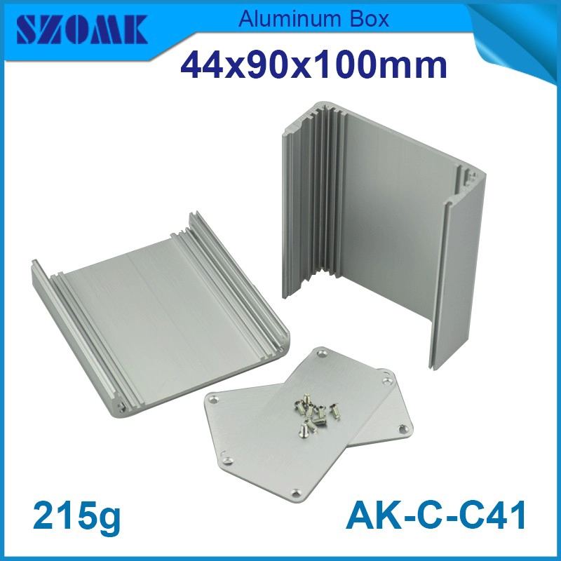Free Length Custom Color Anodized Extruded Aluminum Enclosure Box AK-C-C4144*90*100mm