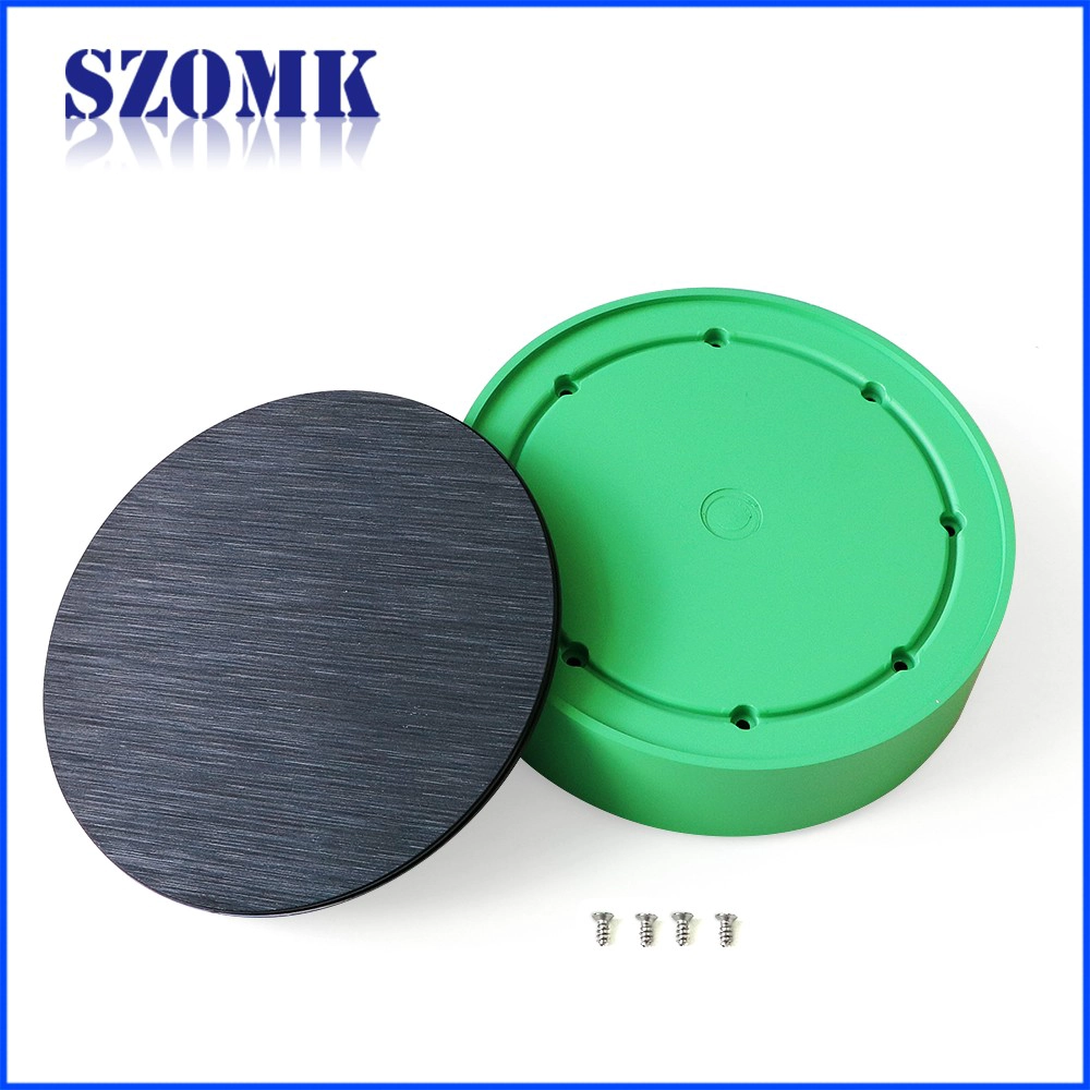 Guangdong abs plastic cylindrical 100X62mm junction box standard enclosure manufacture/AK-S-122