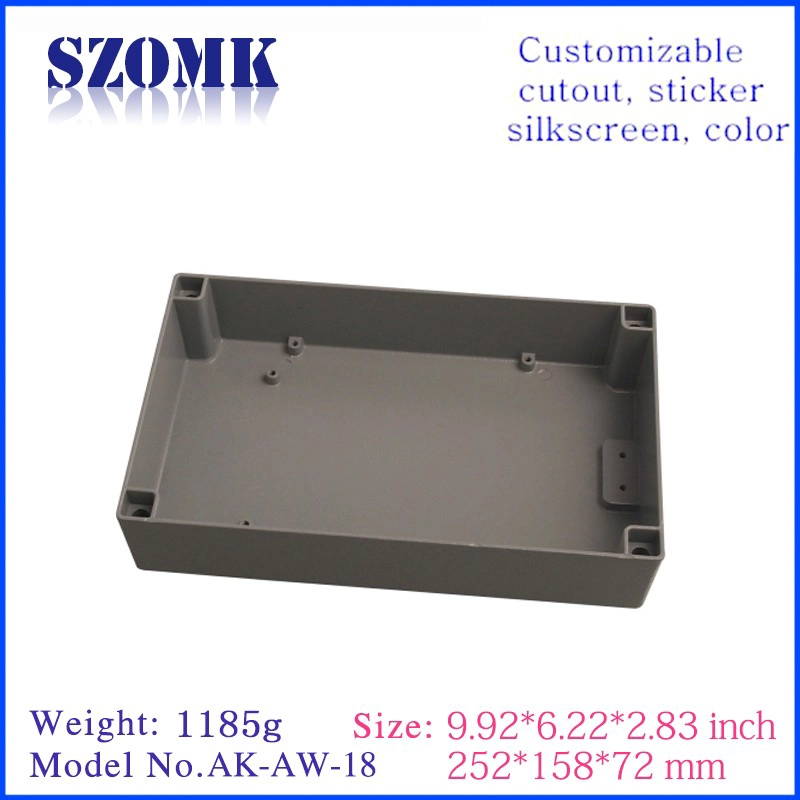 Guangdong lames orientables en aluminium extrud AK-AW-18 252*158*72mm manufacturer