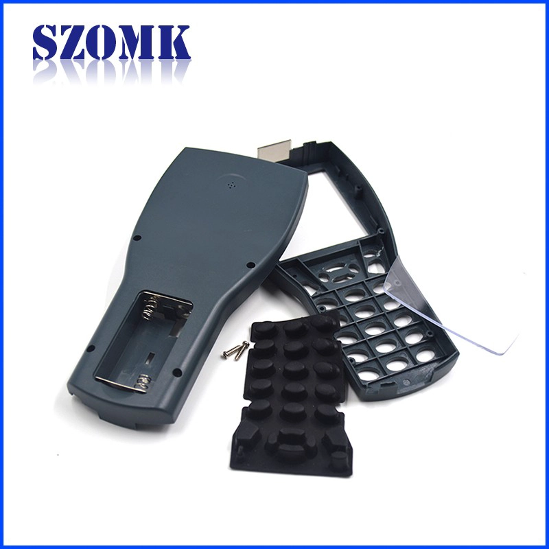 Handheld abs kunststof behuizing temperatuursensor behuizing detector behuizing behuizing voor elektronisch apparaat AK-H-25 177 * 85 * 31 mm