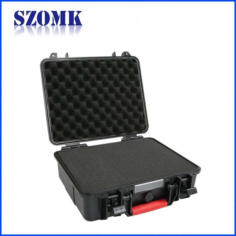 Handheld plastic tool box Multi-function portable instrument storage Case for Woodworking Electrician repair AK-18-01 280*246*106mm