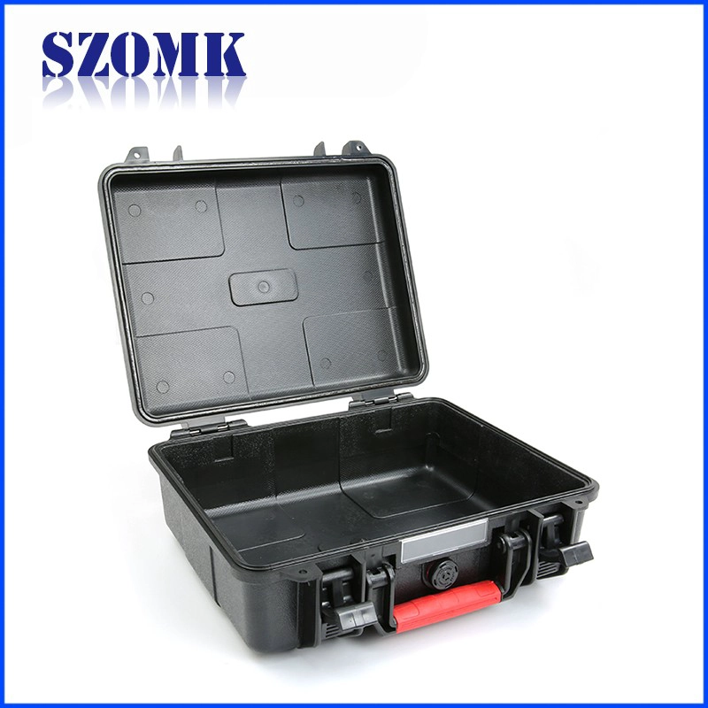 Handheld plastic tool box Multi-function portable instrument storage Case for Woodworking Electrician repair AK-18-01 280*246*106mm