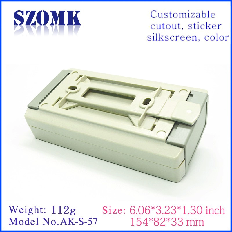 Heat dissipation electronics plastic electrical junction box for pcb AK-S-55 15*30*40mm