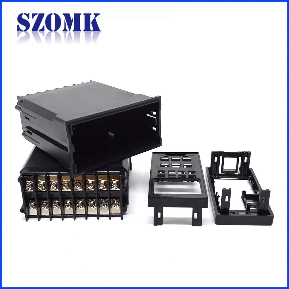 Caja de montaje en pared de caja de riel DIN de plástico ABS de alta calidad para dispositivos electrónicos AK-DR-52 112 * 95 * 48 mm
