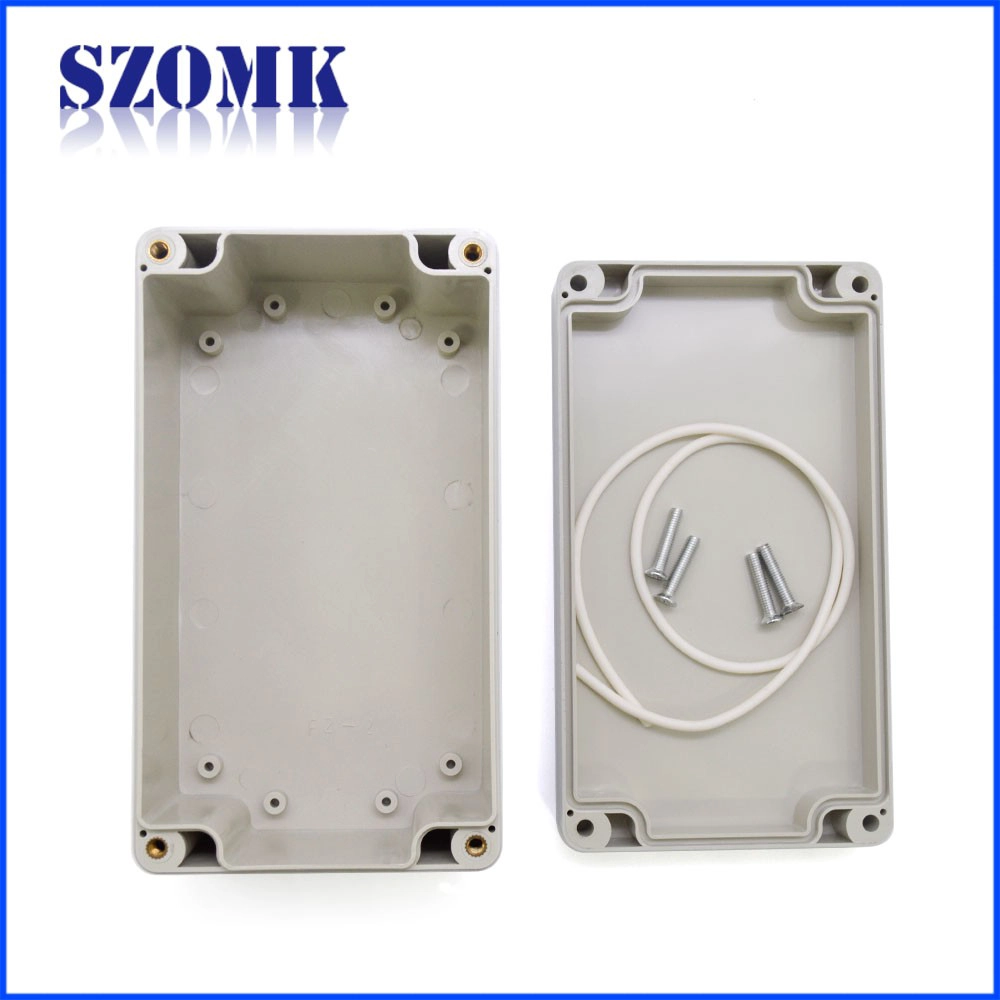 Vendita calda IP65 scatola di giunzione impermeabile in plastica per pcb AK-B-2B 158 * 90 * 60mm
