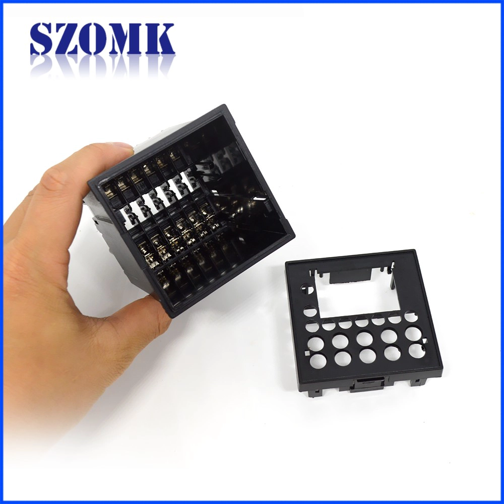 Venta caliente personalizado plástico din rail electrónica cajas caja proyecto instrumento vivienda AK-DR-54 112 * 72 * 72 mm