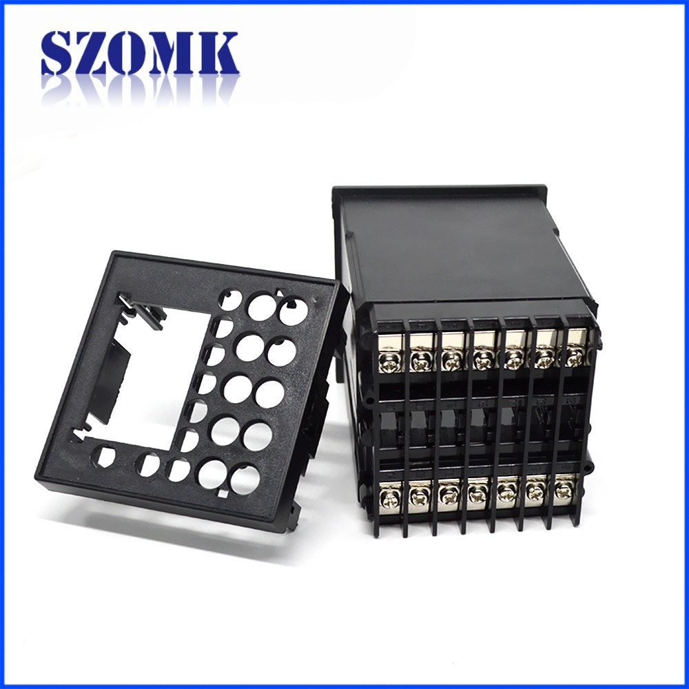 Venta caliente personalizado plástico din rail electrónica cajas caja proyecto instrumento vivienda AK-DR-54 112 * 72 * 72 mm