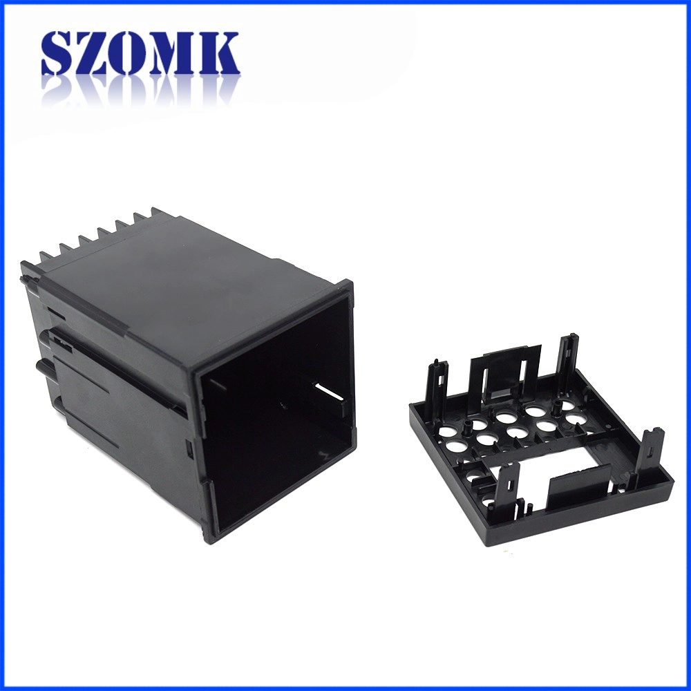 Venta caliente personalizado plástico din rail electrónica cajas caja proyecto instrumento vivienda AK-DR-54 112 * 72 * 72 mm