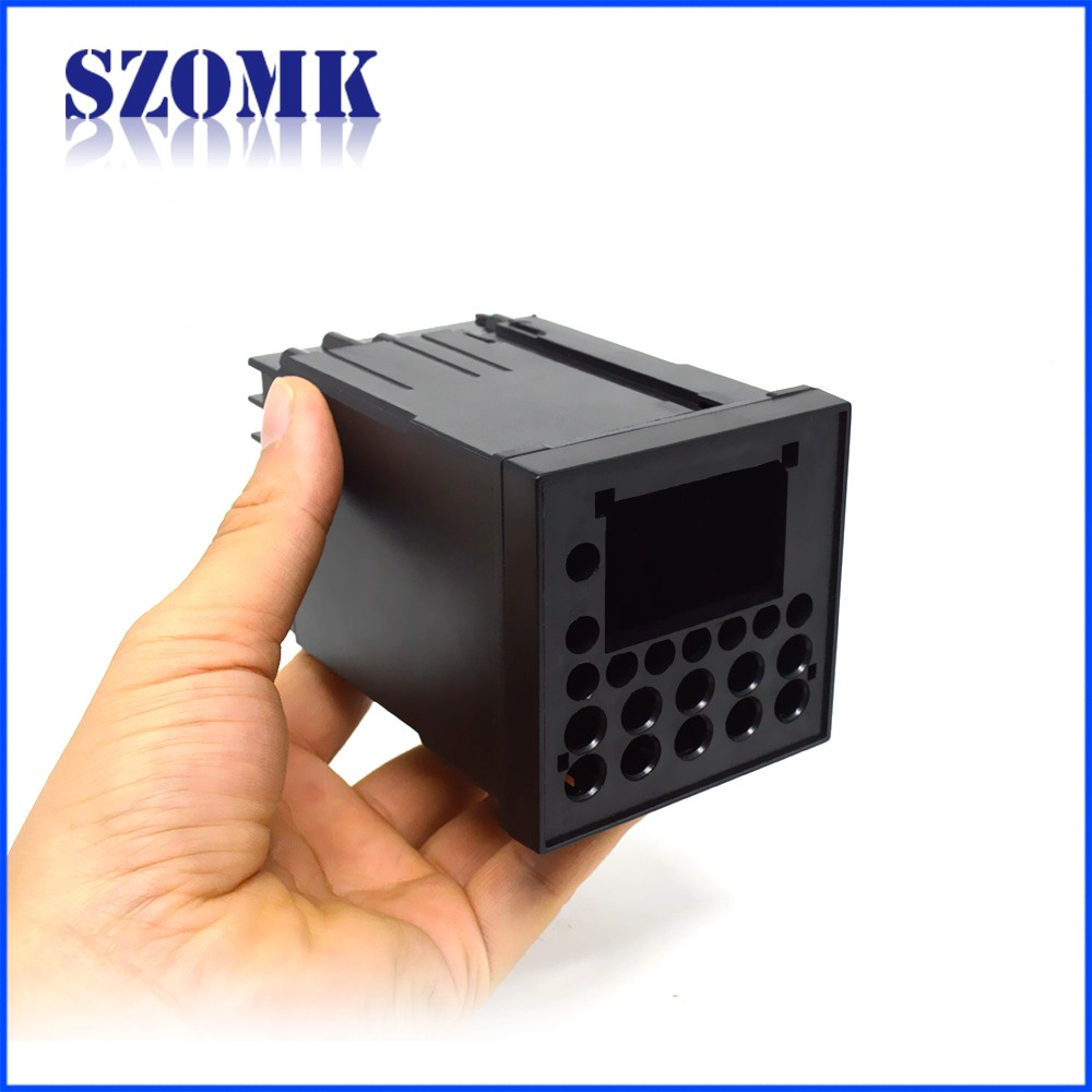 Venta caliente personalizado plástico din rail electrónica cajas caja proyecto instrumento vivienda AK-DR-54 112 * 72 * 72 mm