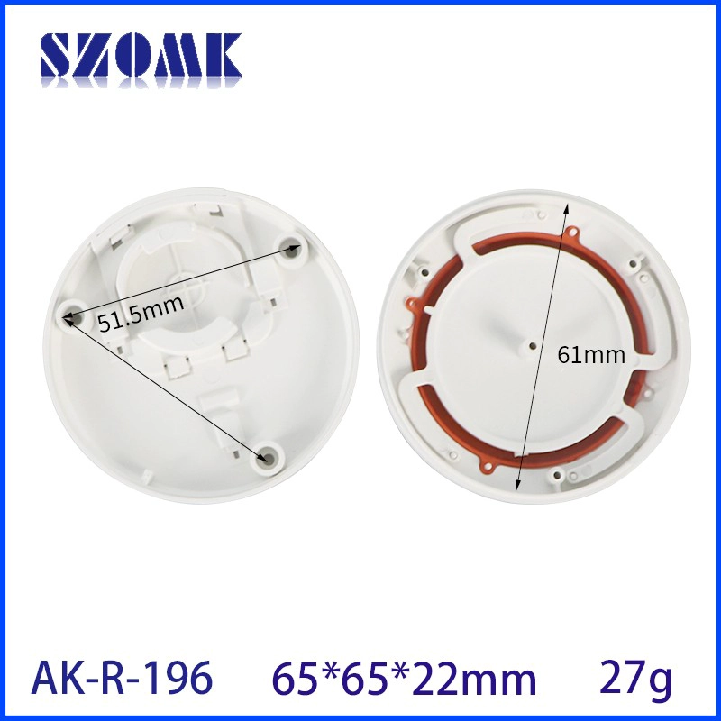 Human sensing photosensitive switch controller housing infrared intelligent sensor housing AK-R-196 65*65*22MM