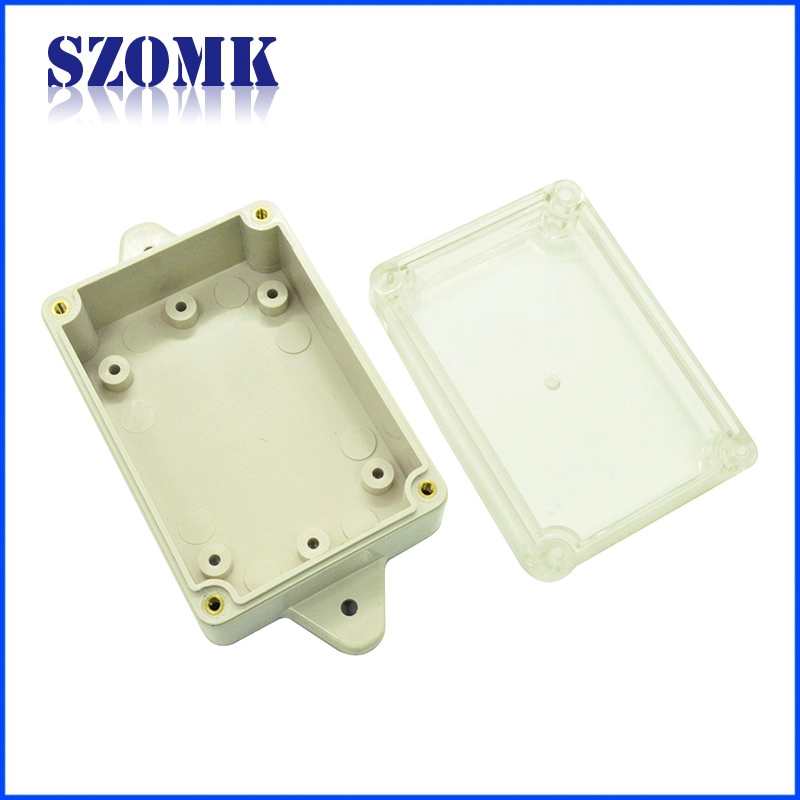 Scatola di dispositivo elettronico per recinzione impermeabile in plastica IP65 con coperchio trasparente / 84 * 59 * 34mm / AK-B-FT21