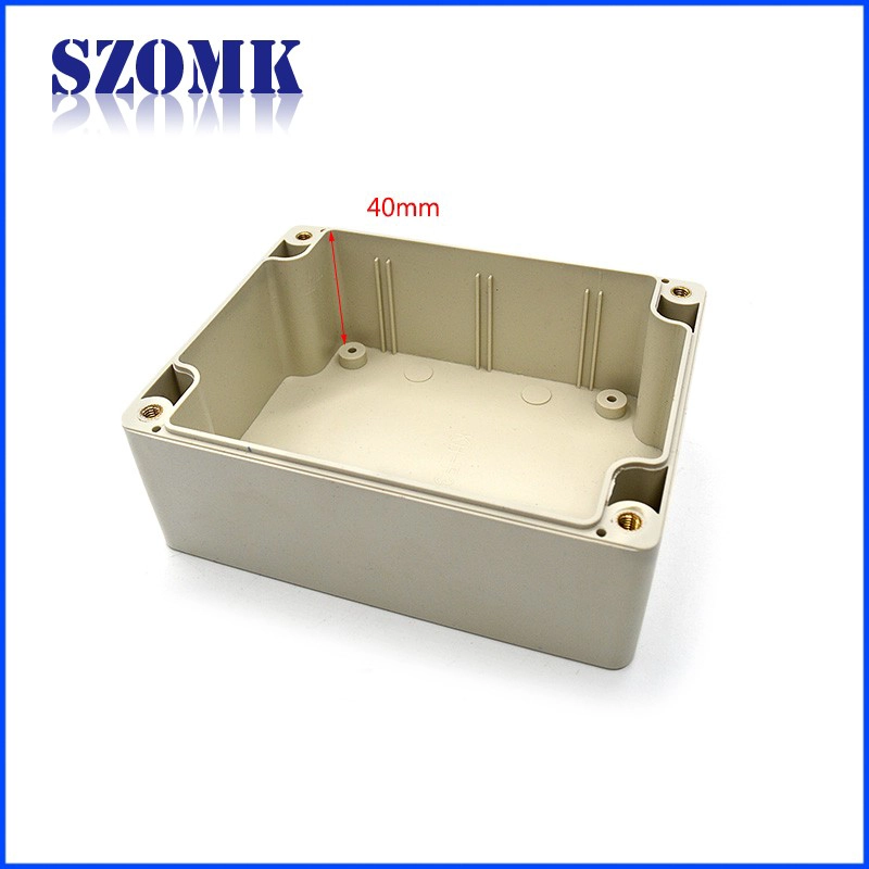Scatola di custodia per scheda elettronica PCB impermeabile in plastica ABS IP65 / 115 * 90 * 55mm / AK-B-FT3