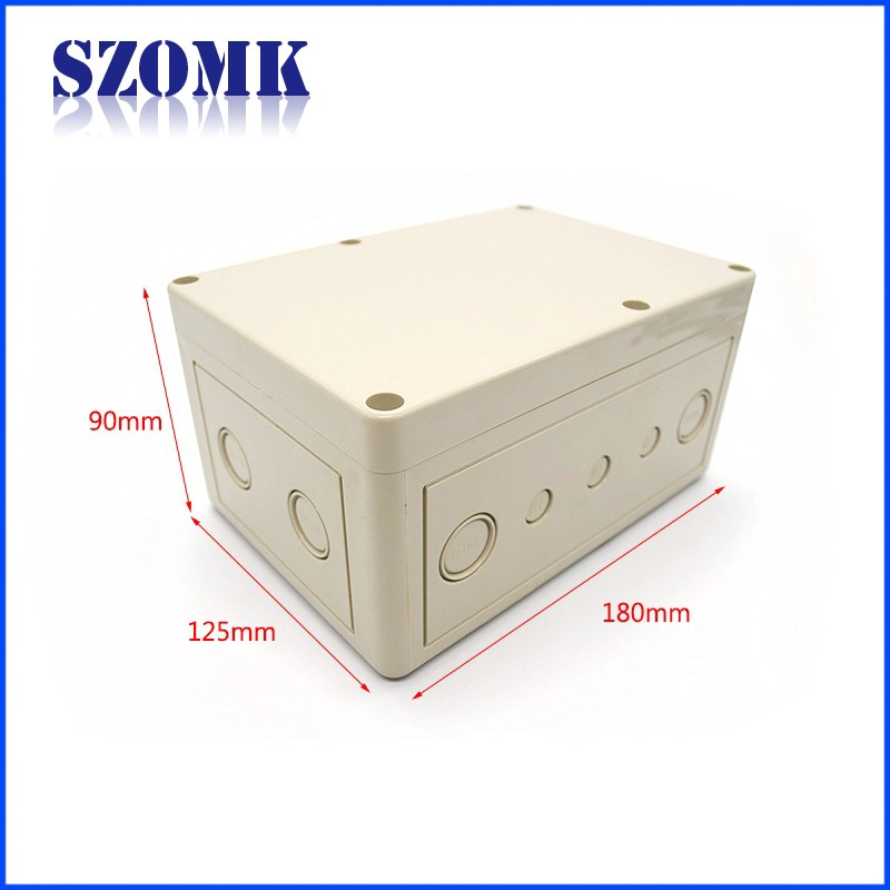 IP65 waterproof ABS plastic engineering box outdoor electronic equipment shell shell / 180 * 125 * 90mm/AK-01-10