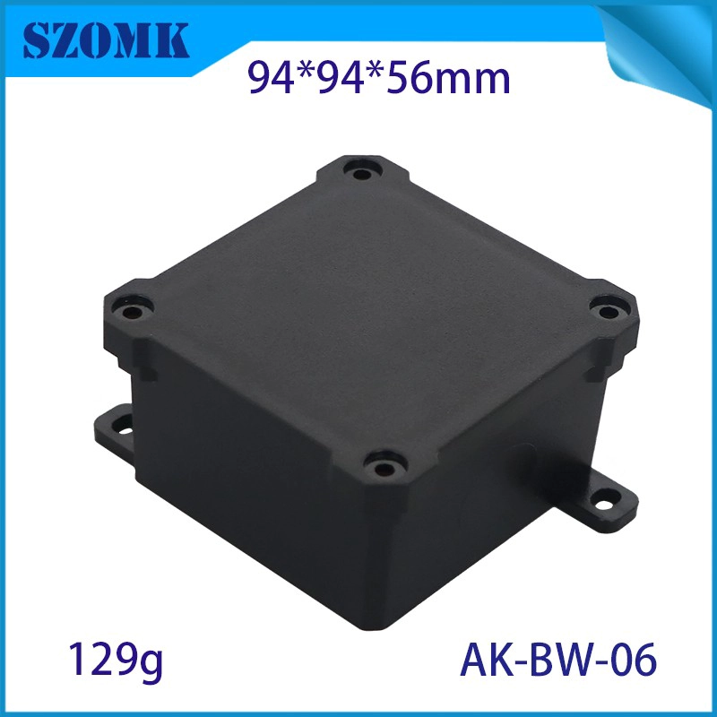 IP68 Пластиковая водонепроницаемая коробка ПК Flame Saturardant VI Outdoor Waterpronation Box 94*94*56 мм AK-BW-06