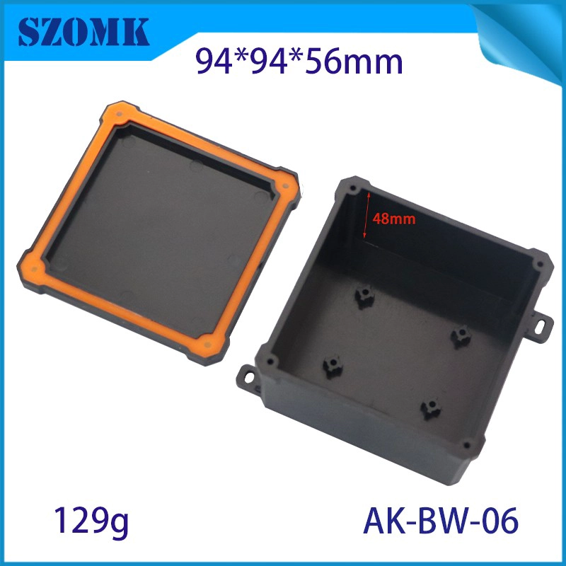 IP68 Пластиковая водонепроницаемая коробка ПК Flame Saturardant VI Outdoor Waterpronation Box 94*94*56 мм AK-BW-06
