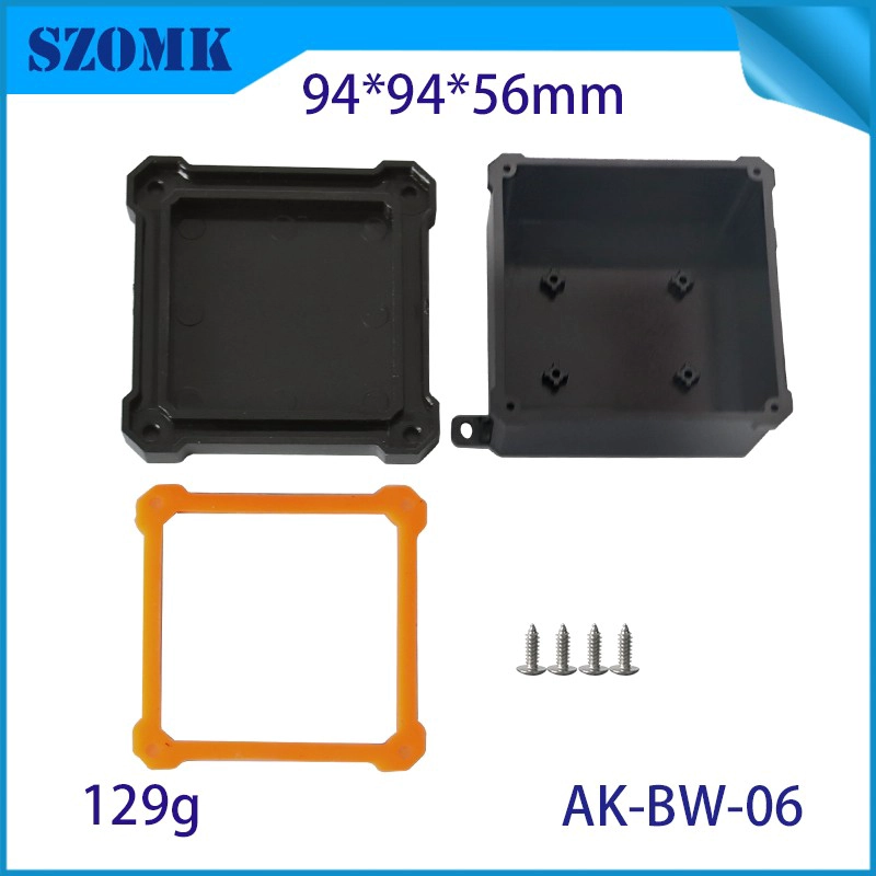 IP68 Пластиковая водонепроницаемая коробка ПК Flame Saturardant VI Outdoor Waterpronation Box 94*94*56 мм AK-BW-06