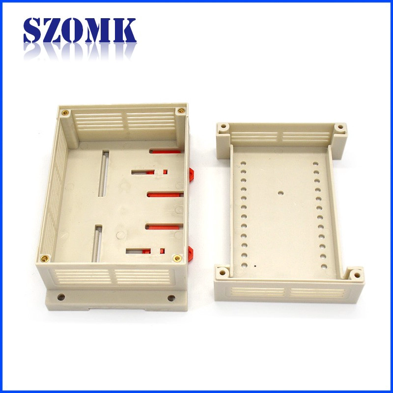 PCB AK-P-09 145x90x72mm를위한 산업 사용 아 BS 플라스틱 소음 가로장 울안 전자 접속점 상자