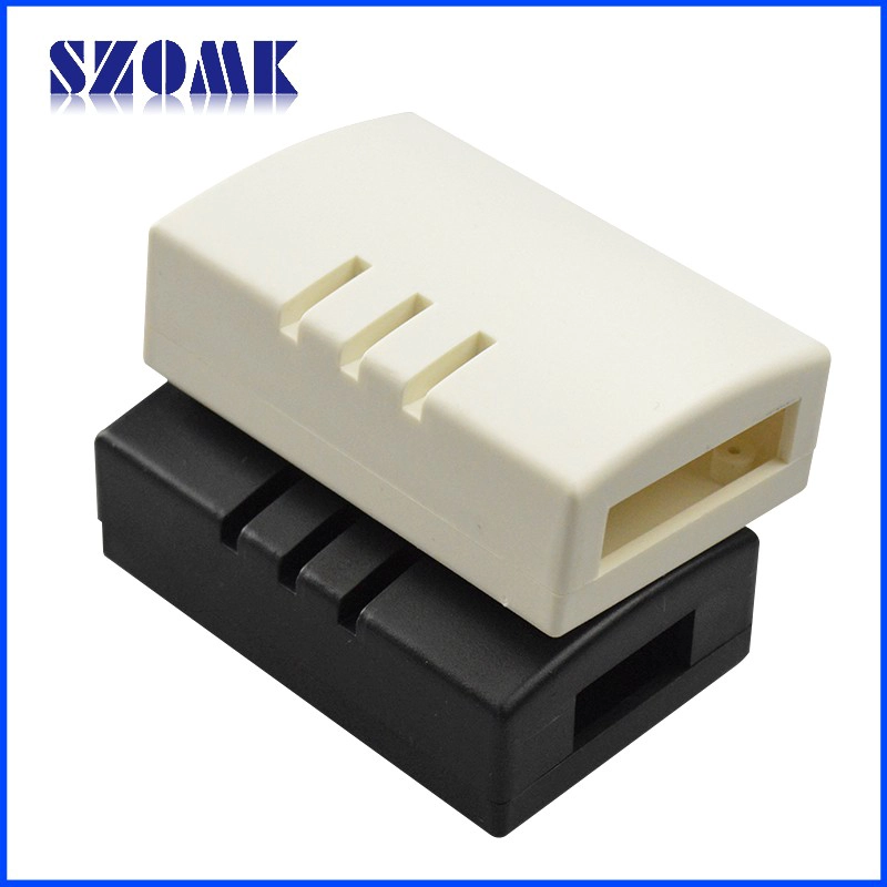 Custodia LED elettronica szomk project box nero / bianco pcb AK-N-28 79x45x24mm