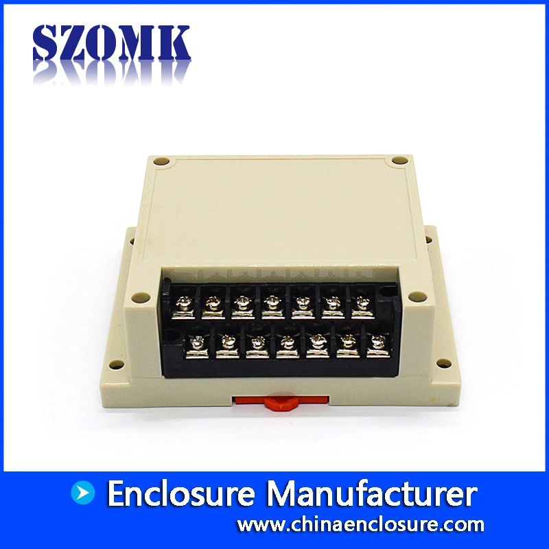 Manufacturer supplier Plastic Terminal Blocks Din Rail Box Enclosure AK-P-02 115*90*40mm