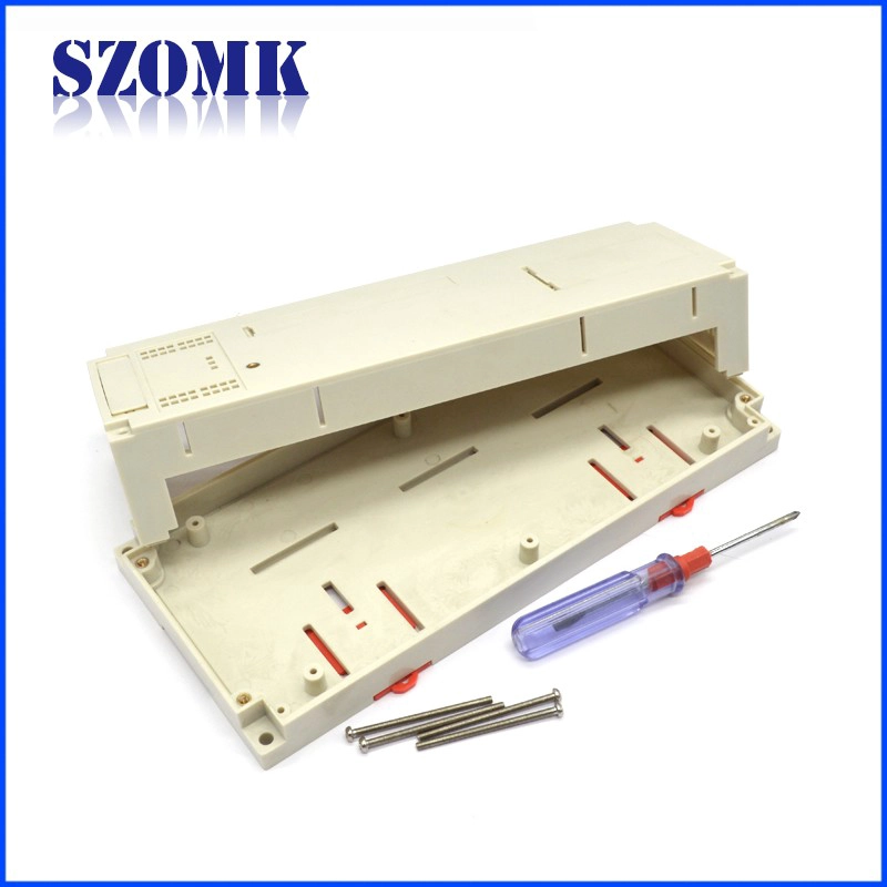 Cost-effective plastic Din Rail Electronic Enclosure Project Box for electronic AK-P-22 250*110*65mm
