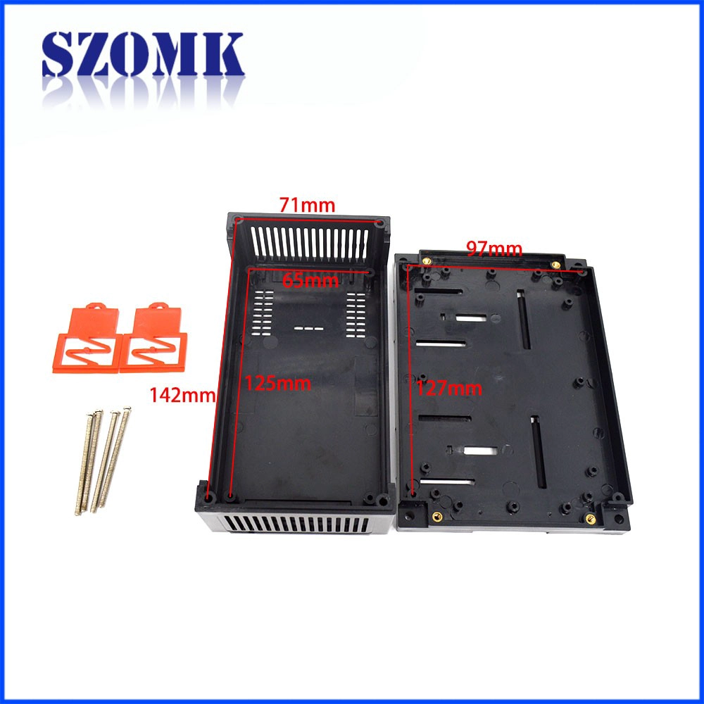 New arrival plastic plastic project box DIN / AK-P-13 plastic guide rail