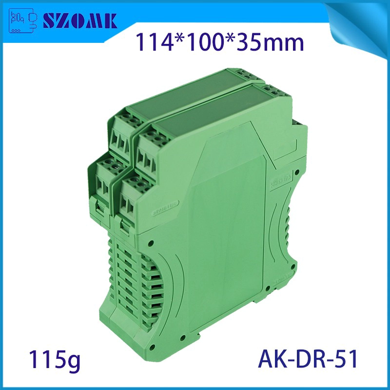 새로운 디자인 DIN 레일 PLC 정션 박스 터미널 커넥터 AK-DR-51 114 x 100 x 35 mm