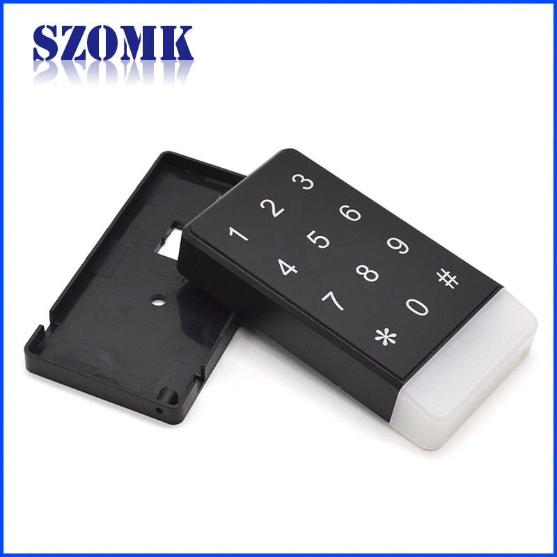 New design plastic door access enclosure with keypad and led light line 100*55*17mm AK-R-137
