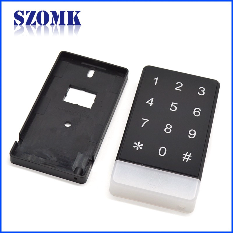 New design plastic door access enclosure with keypad and led light line 100*55*17mm AK-R-137