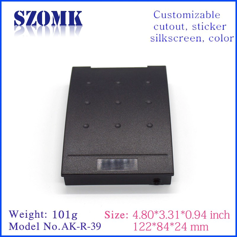 IP54 plastic enclosure for PCB device AK-R-39 122*84*24 mm