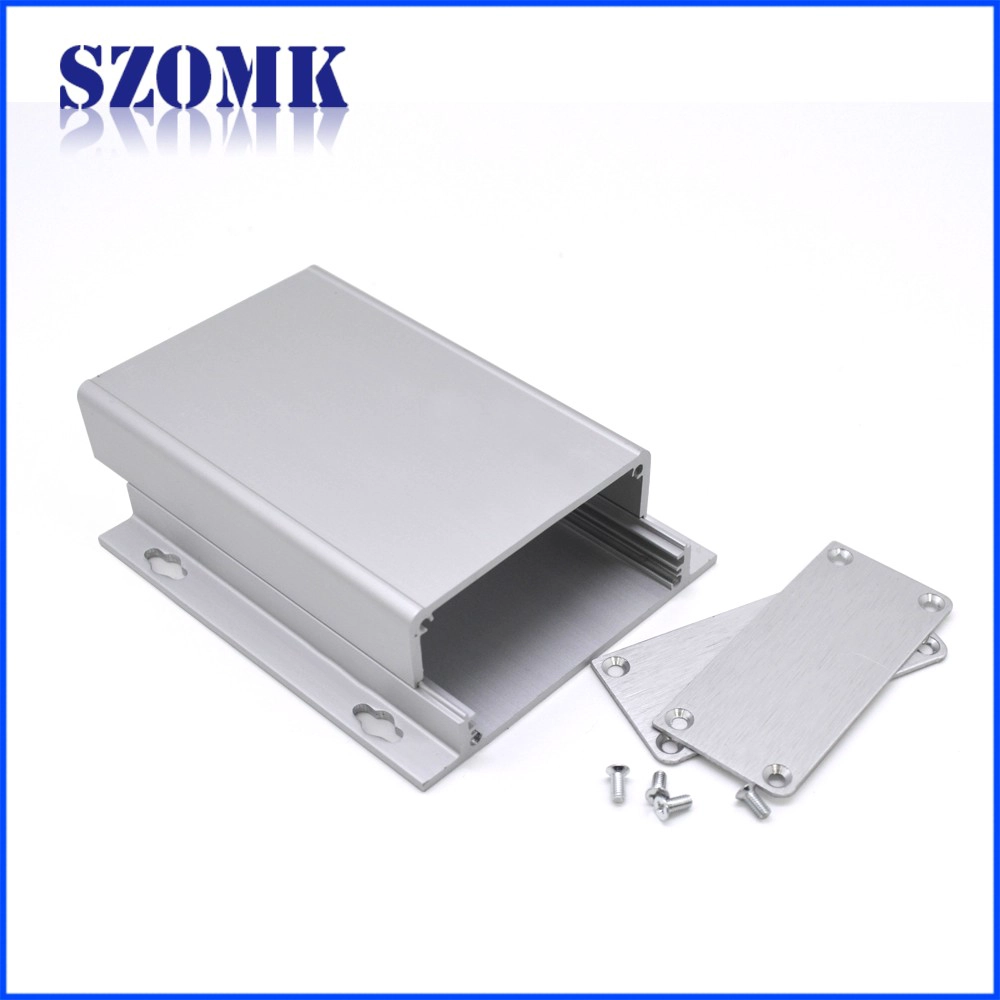 Nuevo producto carcasa de pcb de aluminio personalizable caja de unión de perfil de aluminio extruido para electrónica AK-C-A39