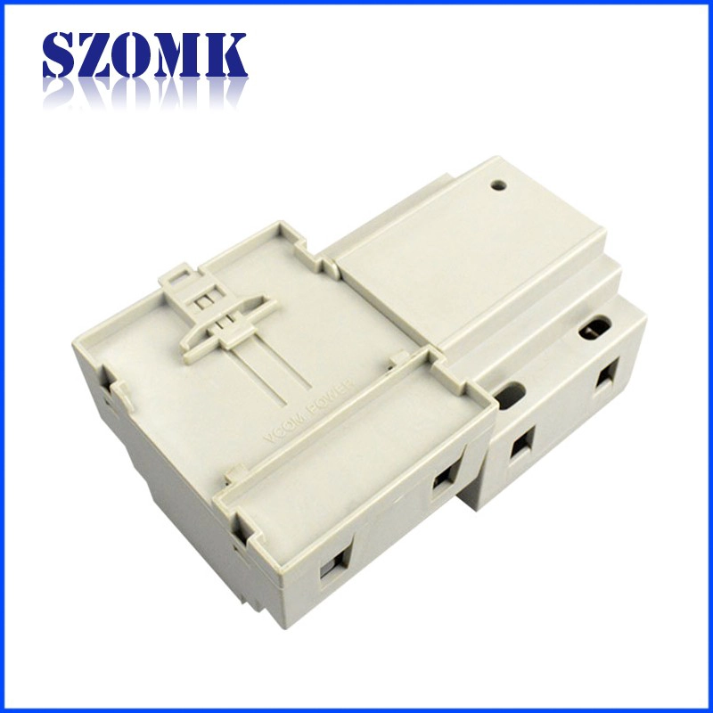 Plastic ABS Din Rail Enclosure, AK-DR-13, 88*70*51mm