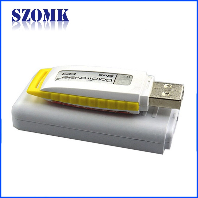 Plastic ABS Enclosure USB Connector Casing Cabinet Box/80*26*12mm/AK-U-01