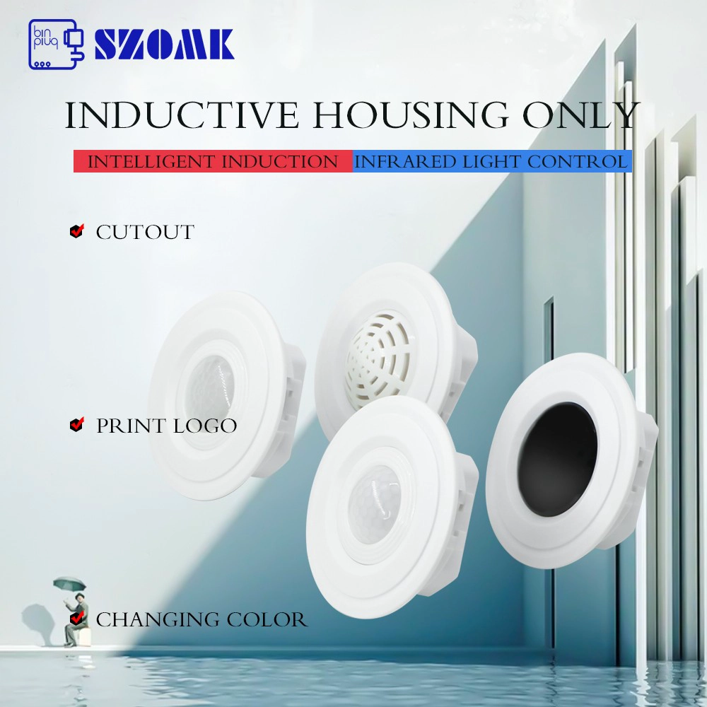 Alcínio impermeável plástico Custom Switch Luz e caixa recuada 2 Way Alta Qualidade ABS PVC Gabinetes PP Universal AK-R-189
