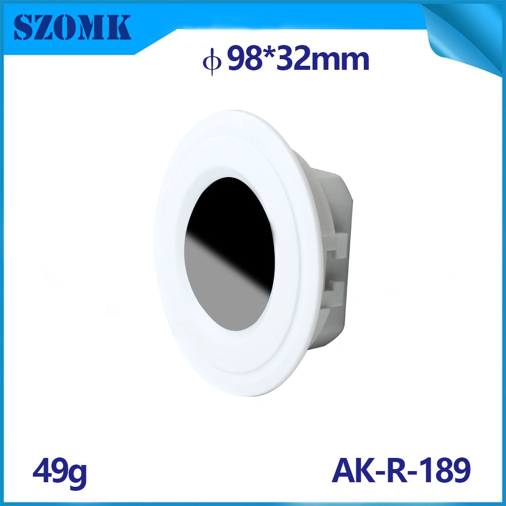 Alcínio impermeável plástico Custom Switch Luz e caixa recuada 2 Way Alta Qualidade ABS PVC Gabinetes PP Universal AK-R-189