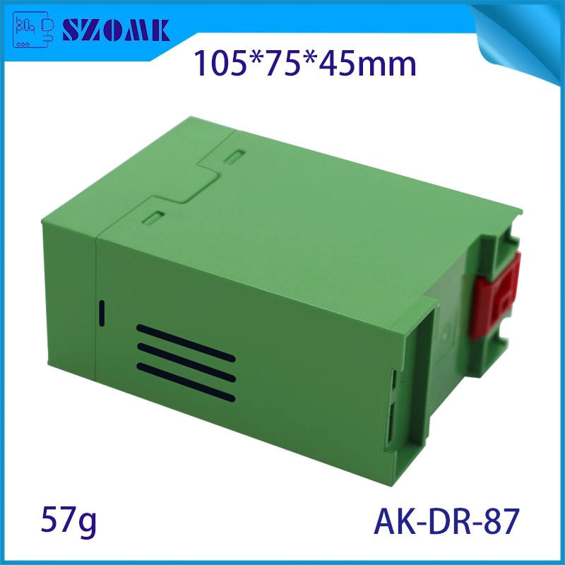 Plastic din rail Enlcosures Terminal Blocks Enclosure AK-DR-87