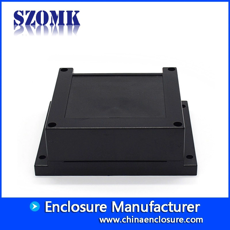 Plastic din rail enclosure PCB board junction box with terminal blocks AK-P-03 115*90*40mm