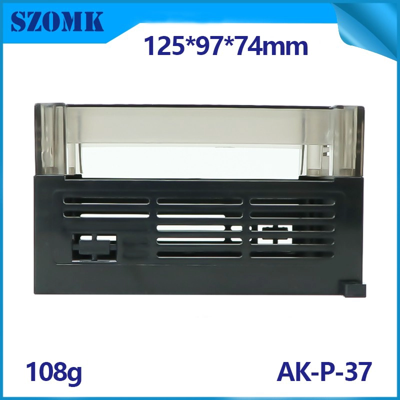 Plastic din rail enclosure project box plc distribution enclosure AK-P-37