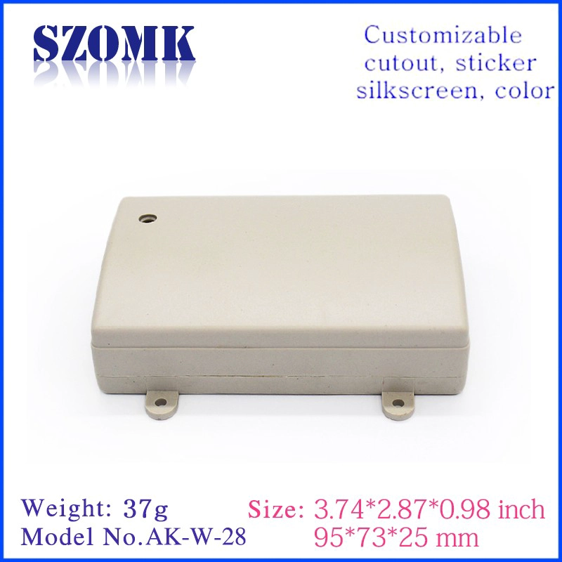 Plastic electronics project instrument box plastic ABS enclosure box housing for electronics plastic box AK-W-28