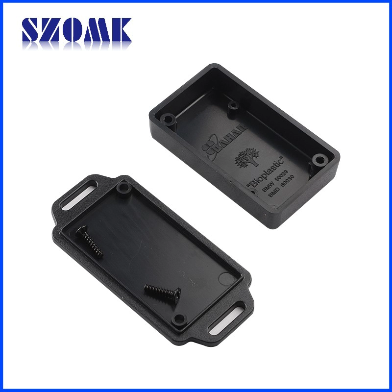 Plastic wall mounted enclosures szomk custom electronic case housing box for sensors AK-W-45 61x36x15mm