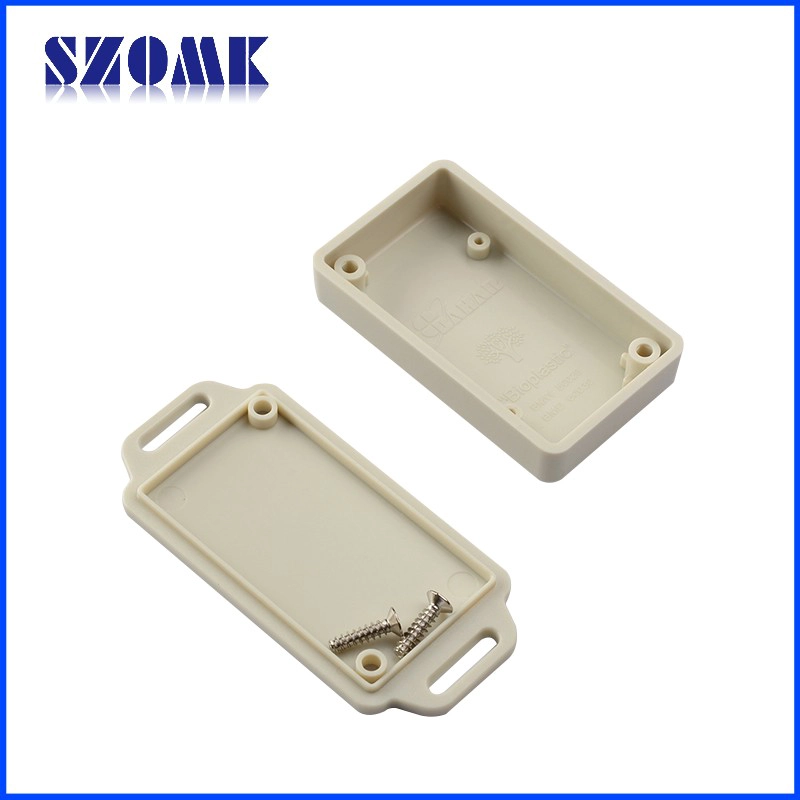 Plastic wall mounted enclosures szomk custom electronic case housing box for sensors AK-W-45 61x36x15mm