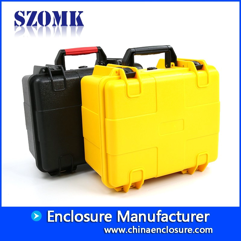 Portable handheld plastic tool box Multi-function instrument storage Case cabinet for Woodworking Electrician repair AK-18-02 280*246*156mm