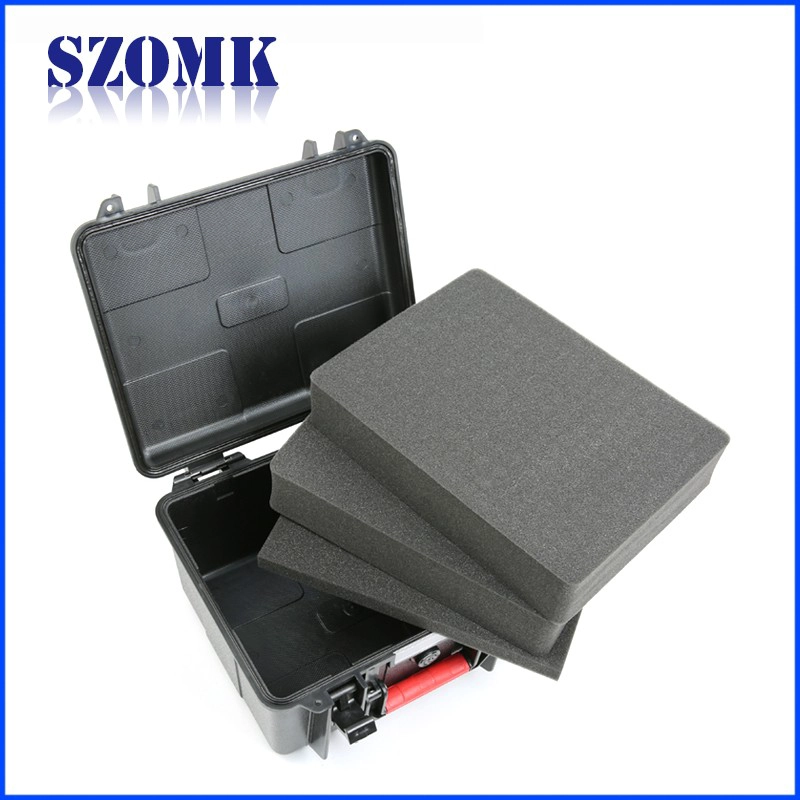 Portable handheld plastic tool box Multi-function instrument storage Case cabinet for Woodworking Electrician repair AK-18-02 280*246*156mm