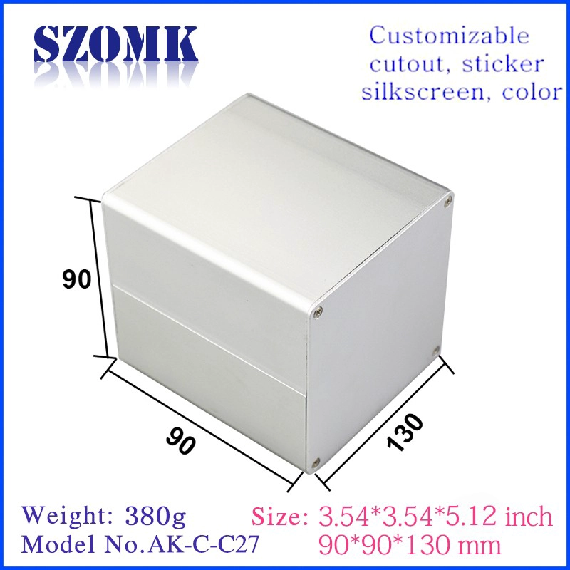 Caja de plástico SZOMK 36 x 12 x 12 mm con tapa proveedor
