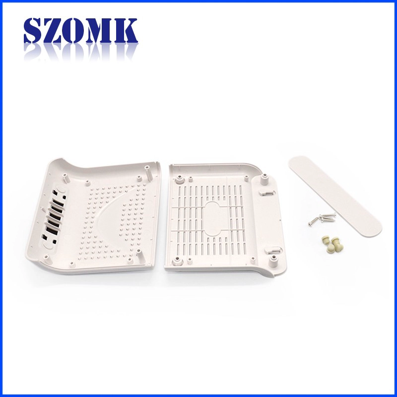 Elettronica da tavolo ABS SZOMK per scatola di giunzione in plastica con scatola di materiale elettronico 120 * 140 * 35mm / AK-D-17