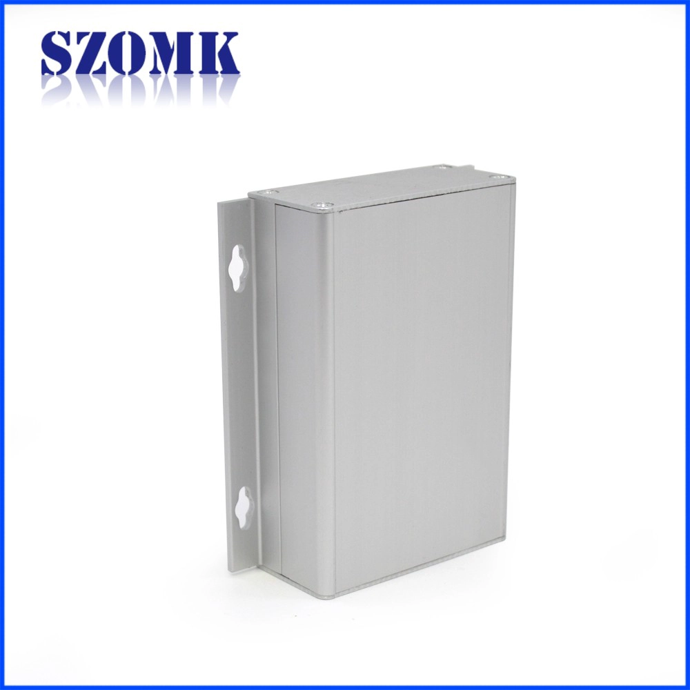 SZOMK China aluminum profile housing plc power switch enclosure controller box size 90*78*27mm